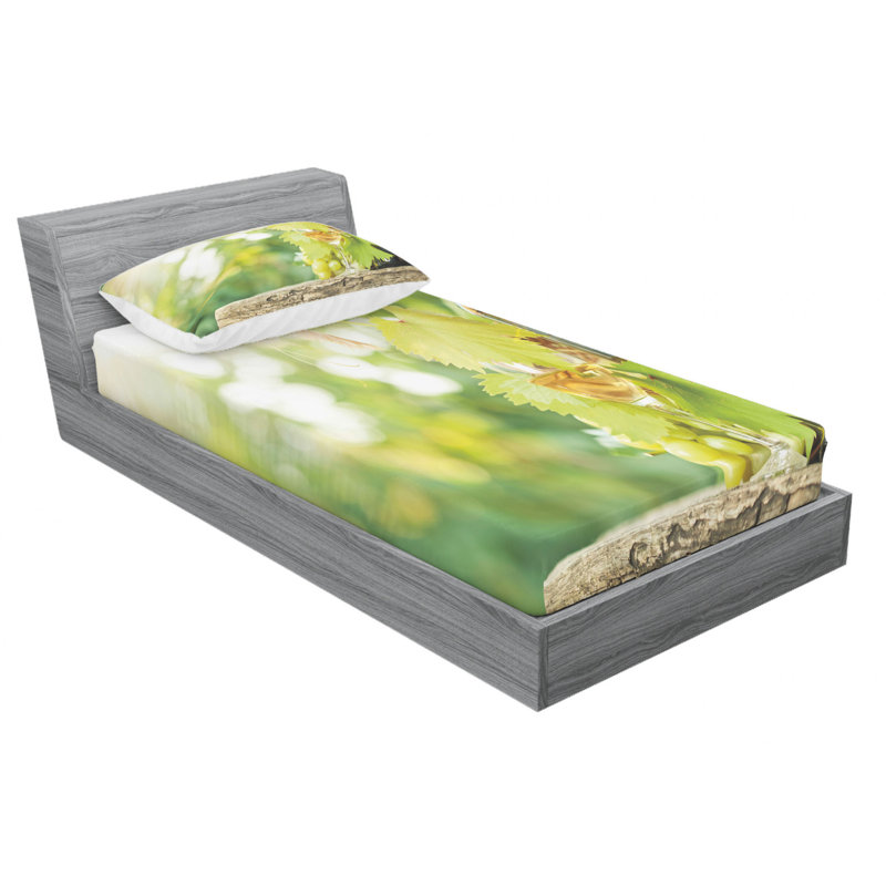 Microfiber Sheet Set, Twin Sheet Set with Fitted Sheet