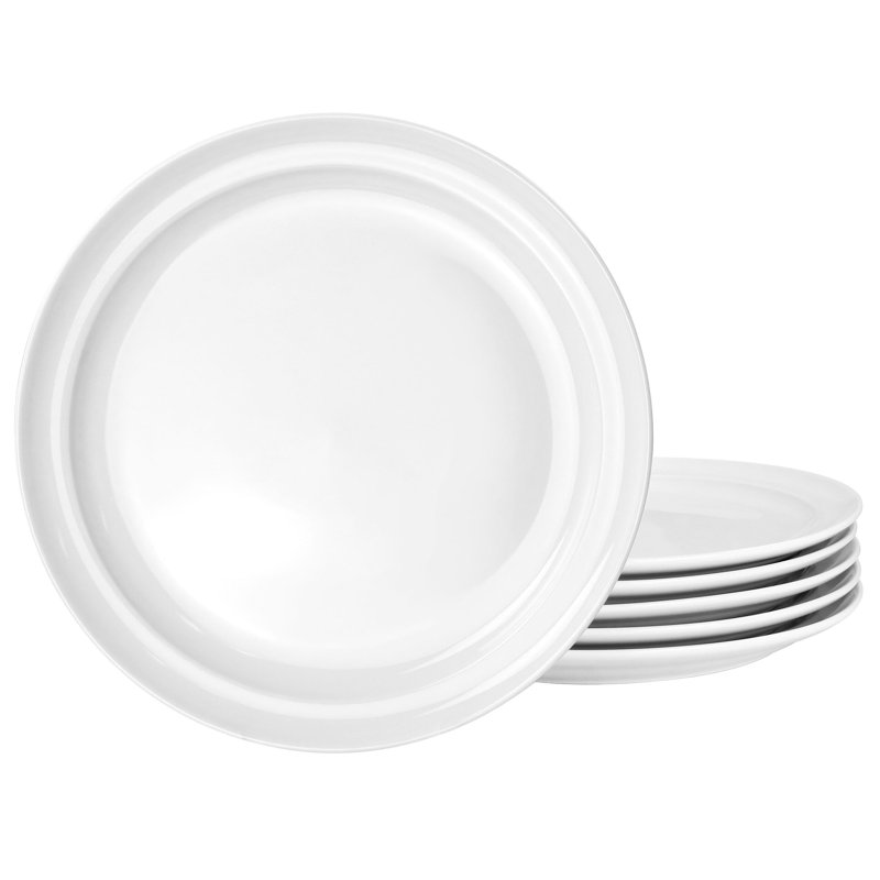 Ensemble d'assiettes en céramique fine 10,8 pouces Martha Stewart