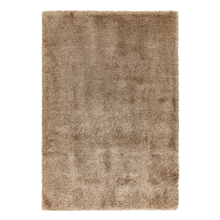 Justine Solid Colour Shag Area Rug
