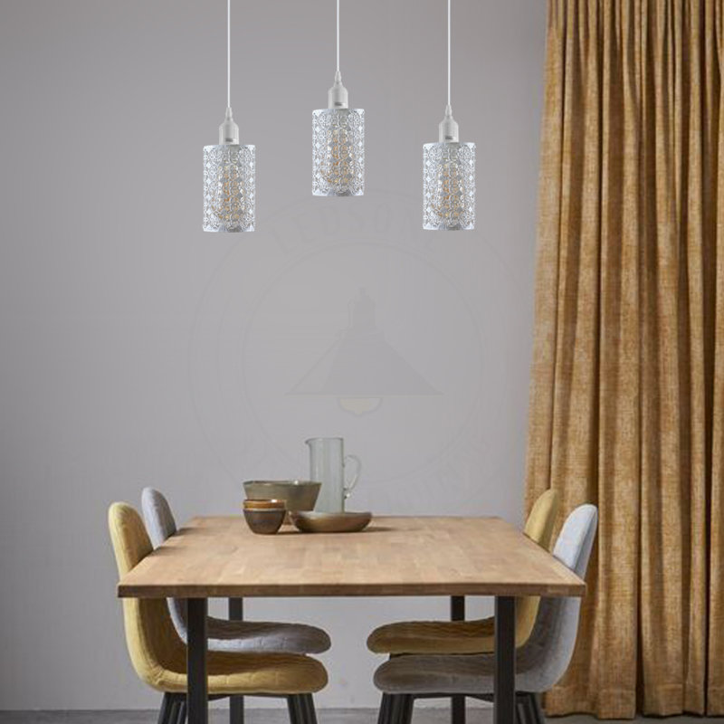 3 - Light White Kitchen Island Pendant