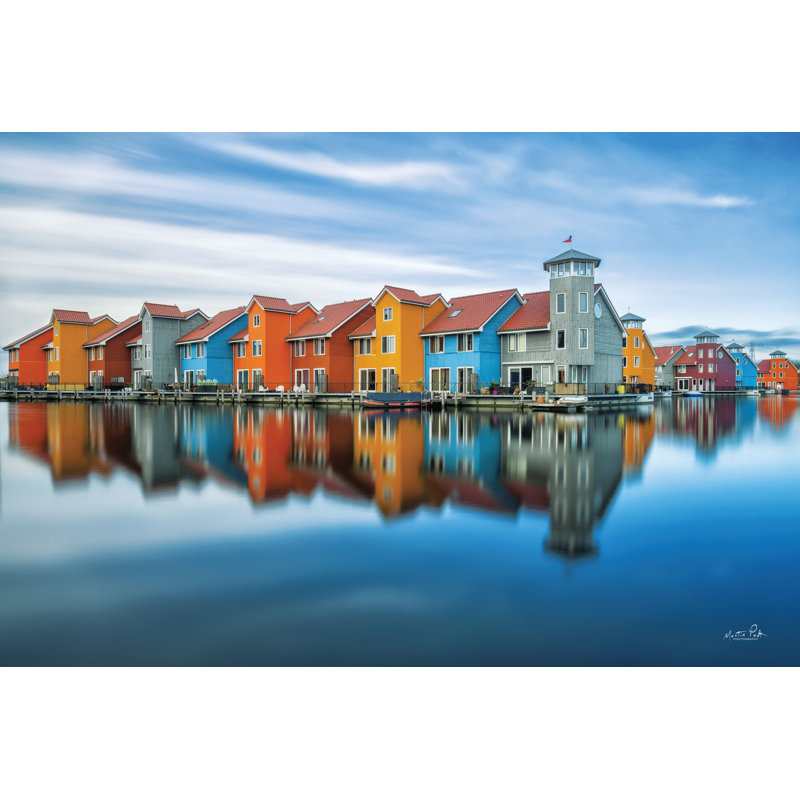 Reitdiephaven Reflections, H 8 po x l 12 po, Non, Toile tendue