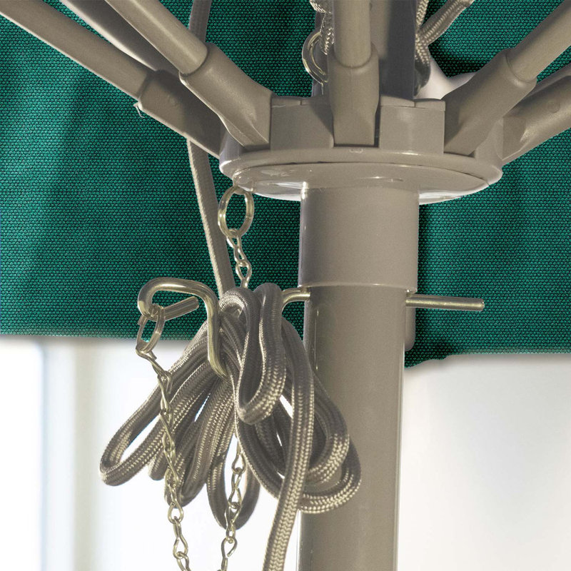 Windmaster 9' Market Umbrella, Forrest Green Velvet
