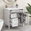 Meuble-lavabo moderne avec rangement abondant et design élégant