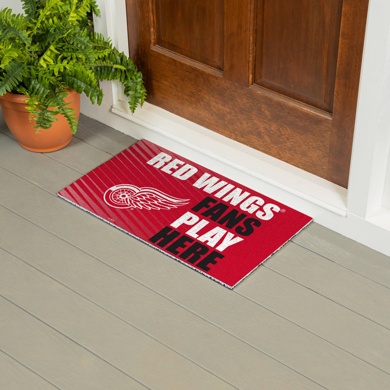 Tapis en PVC Detroit Red Wings, 28 po x 16 po