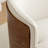 Wooden Vegan Leather Upholstered  Armchair  Swivel Barrel Chair-113403013