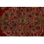 Tapis décoratif en laine rouge Oushak rouge de conception unique 10 pi 2 po x 13 pi 8 po noué à la main