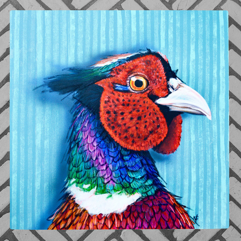 Animals Wall Decor on Ceramic / Porcelain