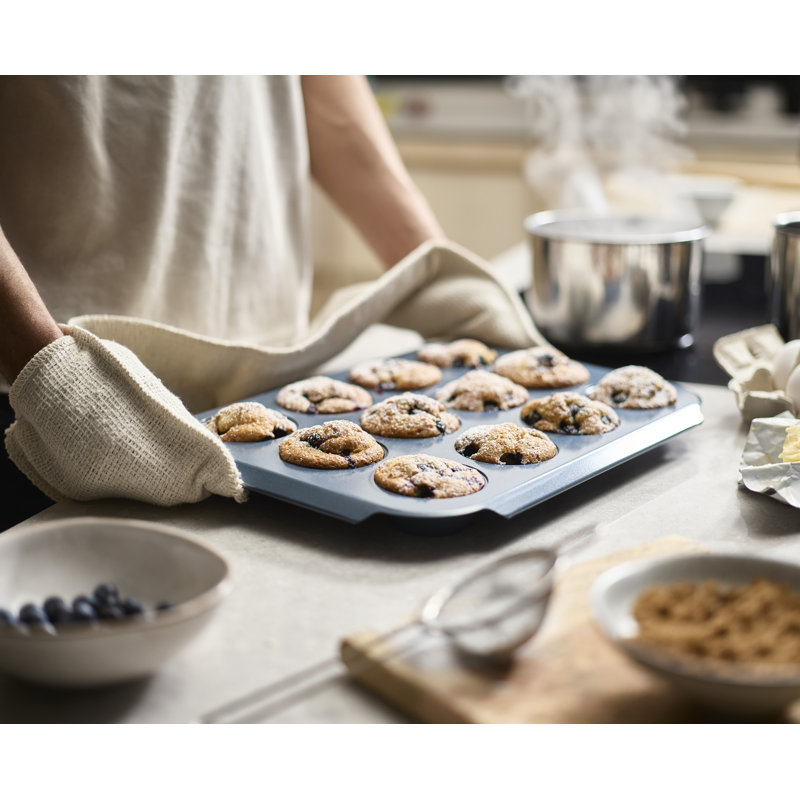 Joseph Joseph Nest Bake 12-cup Non-stick Muffin Pan With Easy Pull Handles