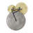 Aluminum Metal Radial Plate Black Wall Decor