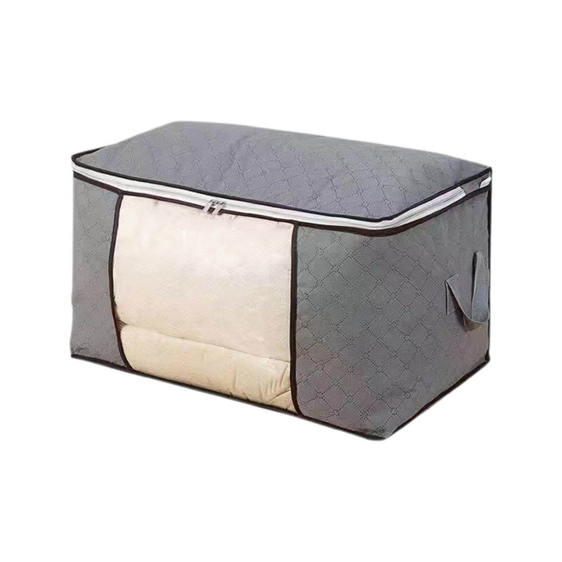 Visual Storage Bag Quilt Storage Bag Non-woven Fabric Clothing Storage Bag Quilt Sorting Bag Folding Bag, A
