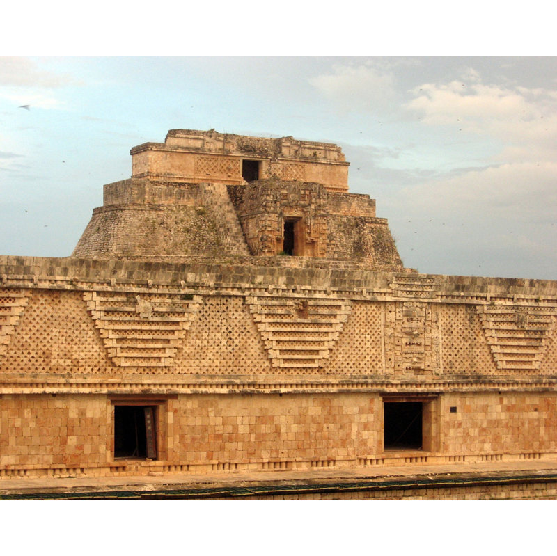 Anciens bâtiments à Uxmal, Mexique