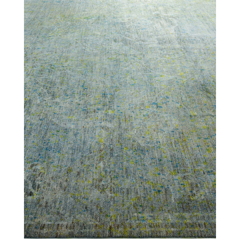 Fine Vibrance One-of-a-Kind 9' 0" X 9' 4" Hand Knotted Area Rug