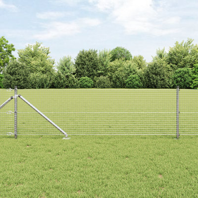 Welded Wire Fence With 13 Spike PostsSteel