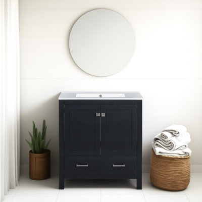 Ensemble de meuble-lavabo encastré 30 po