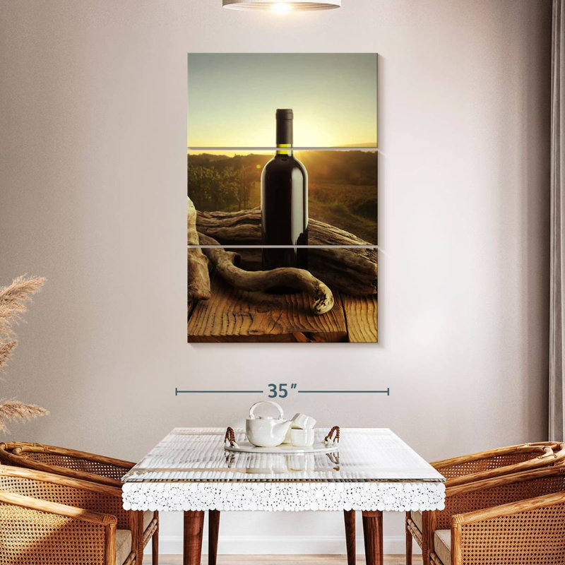 Vin rouge Yarlin Vineyard, H 38 po x l 24 po