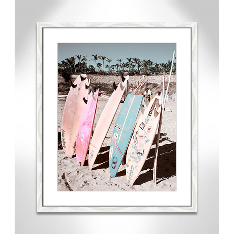 «Wave Rady Wave Ready», impression encadrée sur papier par Danita Delimont, H 25,5 po x l 21,5 po x P 0,75 po