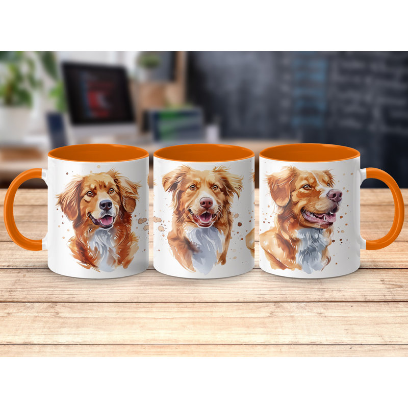 Nova Scotia Duck Tolling Retriever Design 11oz Coffee Mug, 3