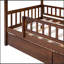Lit en bois avec deux tiroirs-602569202