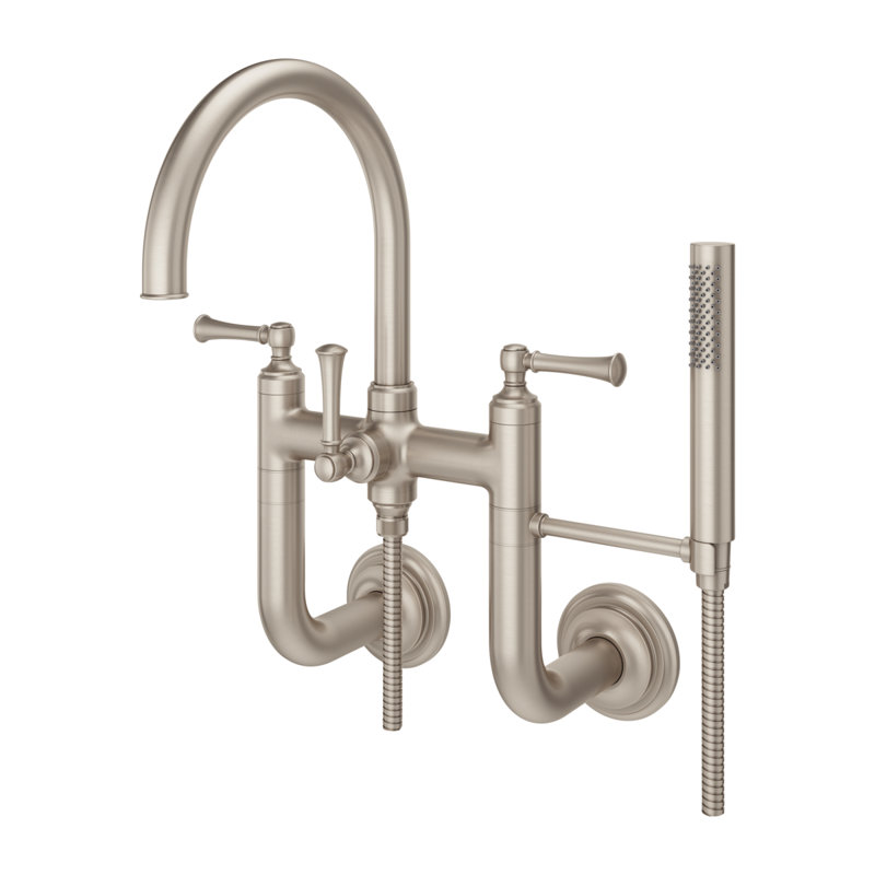 Wall Mounted Tub Spout, Brushed Nickel