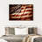 Textured American Flag Canvas Print-377303620