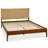 Selina Solid Wood Platform Bed with Headboard, Bohemian and Mid-Century Bed Frame-682371070-681689910