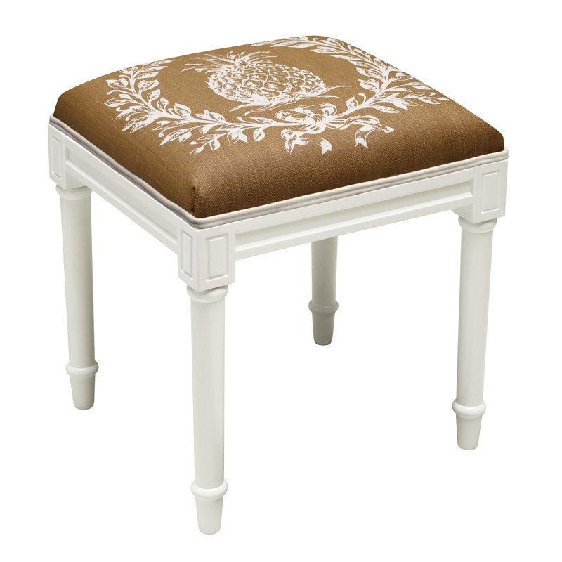 Tabouret de meuble-lavabo en bois massif Huntwood, Caramel