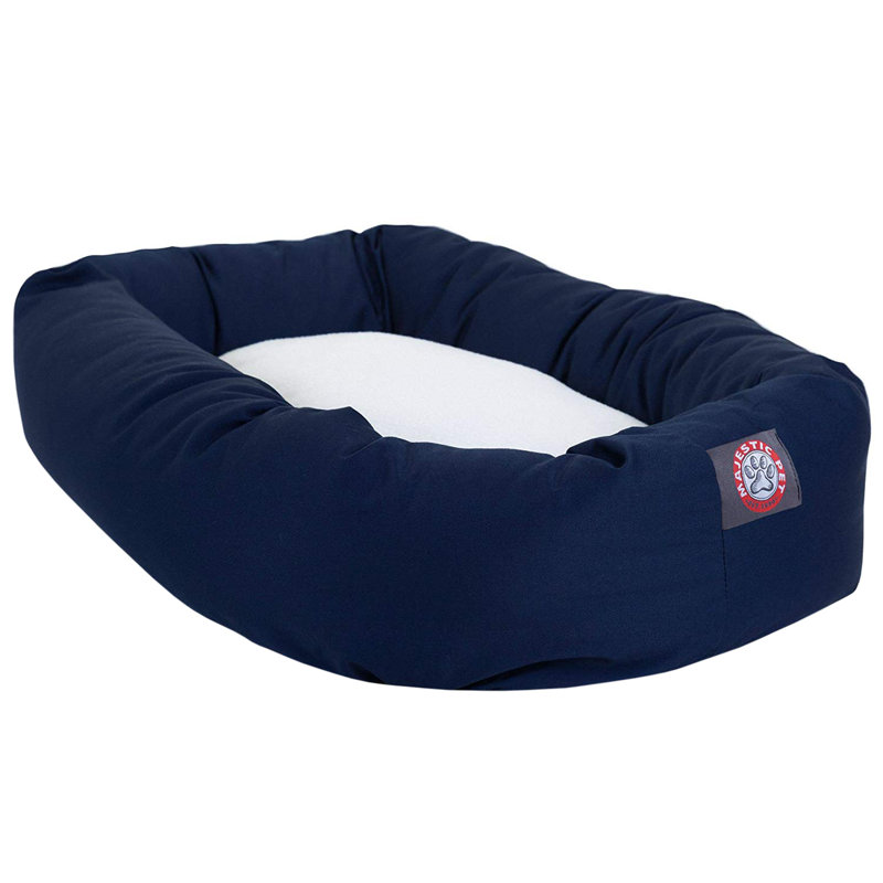 Large Navy Blue Orthopedic Waterproof Outdoor Dog Bed