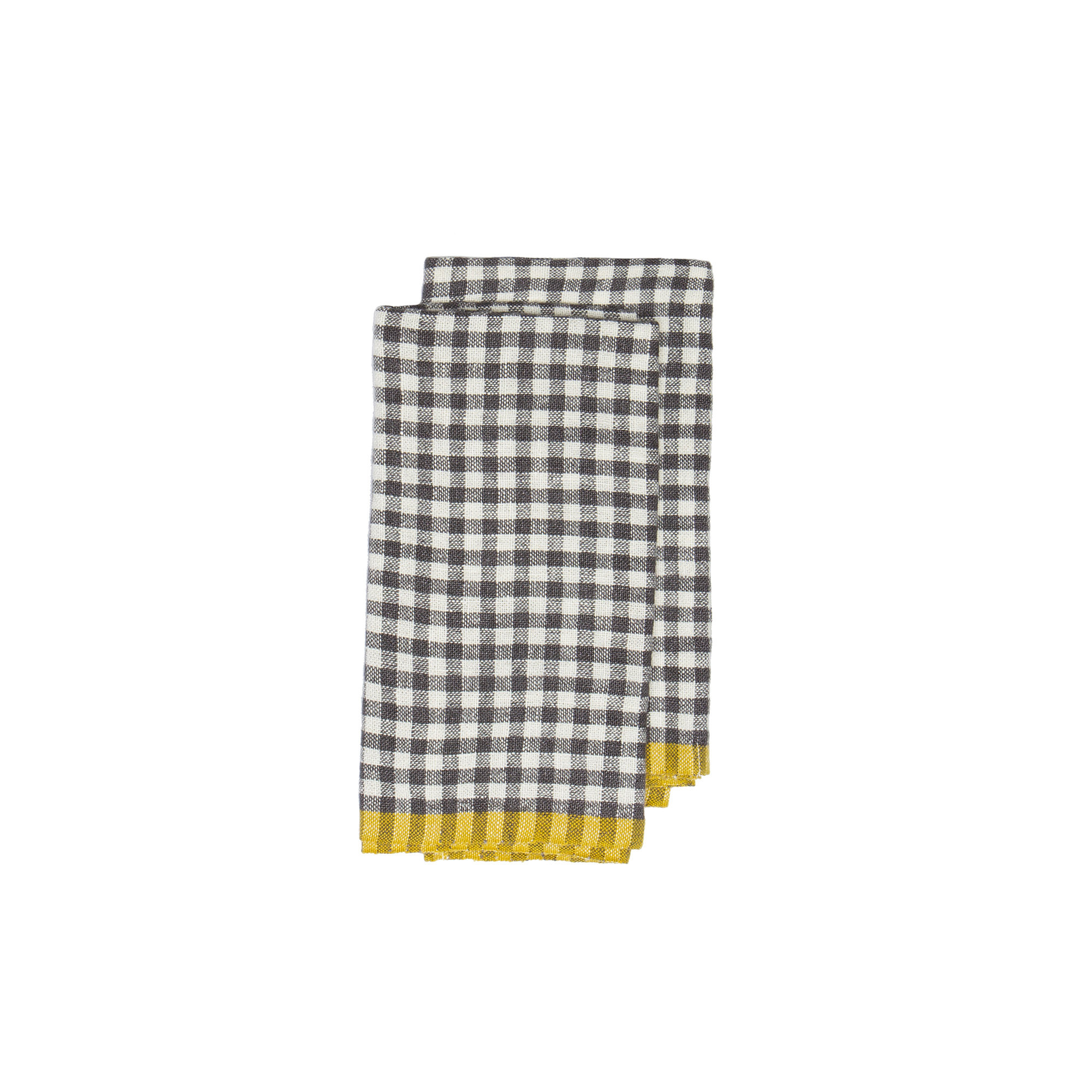 Dish Cloth Kitchen Towel, Grey/Dijon