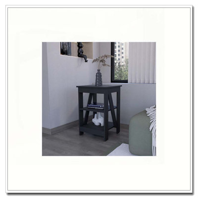 Table noire avec 2 tablettes