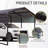 Metal Carport,Heavy Duty Canopy Galvanized Steel Outdoor Garage For Snow,Waterproof Car Shelter-110874492-110874490