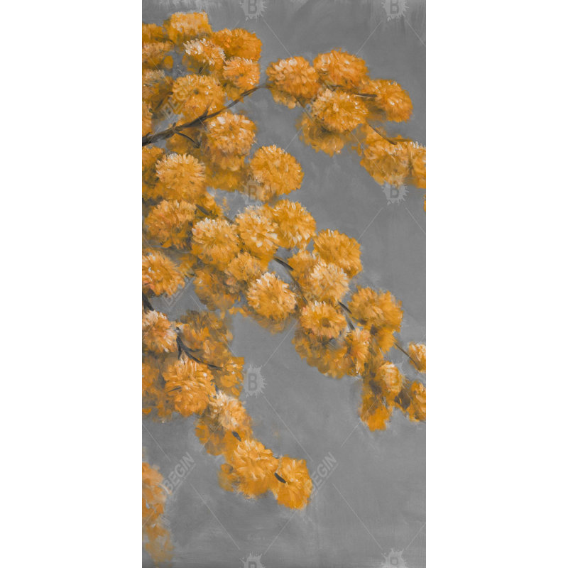 Golden wattle plant - 15.75"x31.50" Desk mat