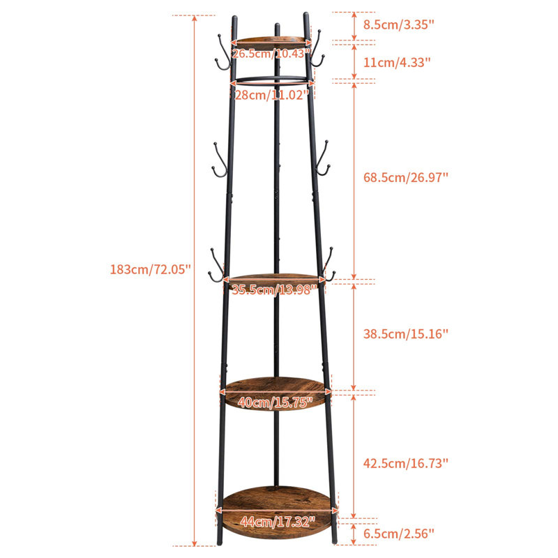 Albena Metal Coat Rack