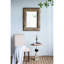 Miroir d'appoint, miroir d'appoint mural rectangulaire avec cadre en bois vieilli