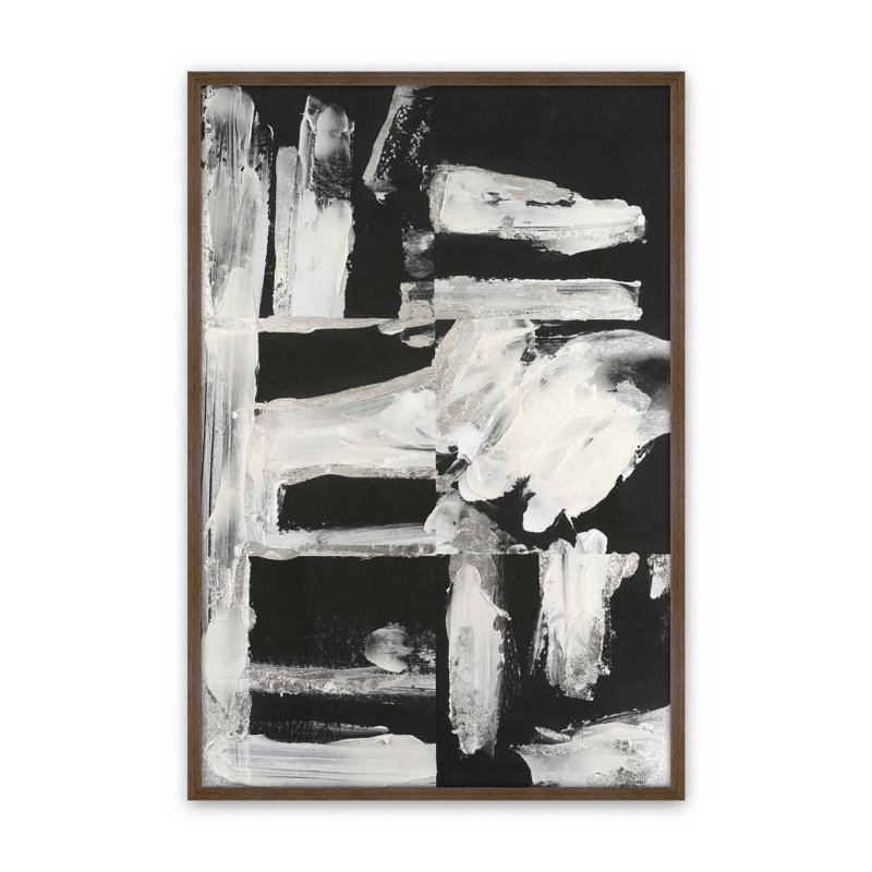 «Structural Dissonance I» par Melissa Wang, reproduction d'art, Impression sur cadre ouvert sans papier mat, Brun