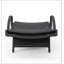 Fauteuil en osier avec accoudoirs Salem