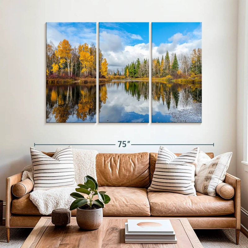 Alvord Autumn Reflection, 42" H x 65" W