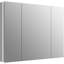 Armoire à pharmacie en aluminium l 40 po x H 30 po avec miroir grossissant réglable et porte à fermeture lente Verdera