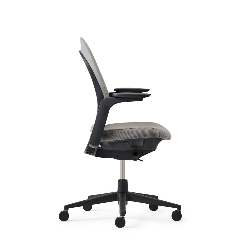 Haworth Breck Office Chair, Stone, Black