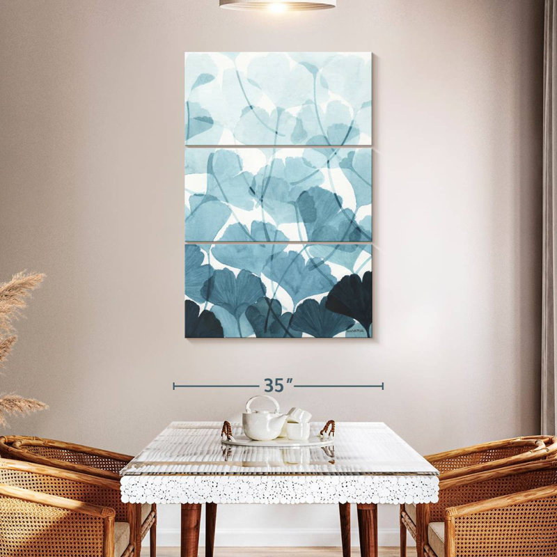 Harnek Cool Rain Gingko, 50" H x 32" W
