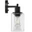 Ashod 3-Light Dimmable Matte Black Vanity Light