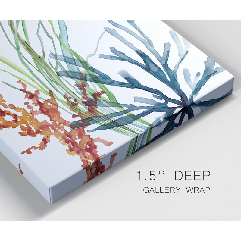«Ocean Garden I» par Carol Robinson, reproduction d'art sur toile tendue, H 48 po x l 36 po x P 1 po