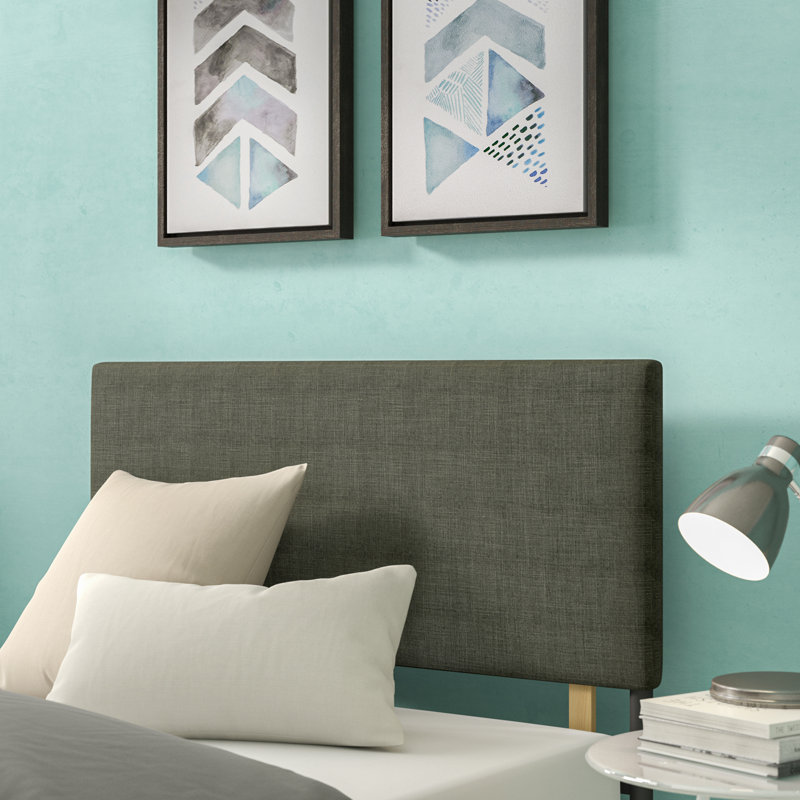 Altieri Upholstered Headboard, Charcoal, Single (3')