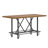 Bochini 62.99 L x 31.49 W Dining Table Counter Height Kitchen Table with Metal Footrest-350905986