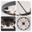 Abigail 28" Wagon Wheel Black 8-light Metal Round Rustic Semi-Flush Mount