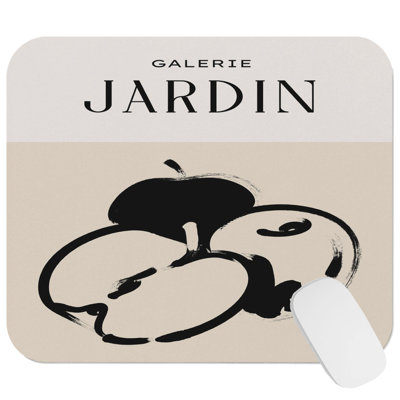 Food and Kitchen Le Jardin Apple Fruits Apples Modern Gaming Cute Office Laptop Desk Pad Gift Mat Square Rectangle Non-Slip Mousepad