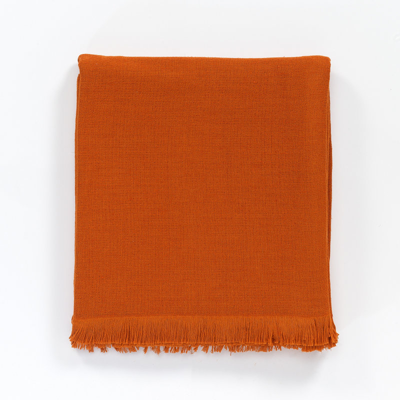 Iesha Throw Blanket, Burnt Orange
