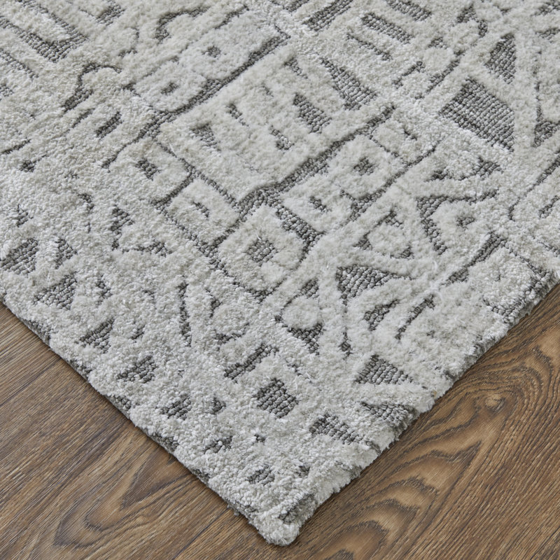 Keniesha Performance Abstract Indoor Rug, Rectangle 9'6" x 13'6"