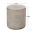 Table d'appoint d'extérieur en béton légère, durable et élégante pour le patio et le jardin