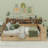 Tiaisha Full Size Multi-functional Bed with Two Storage Drawers and Study Desk-1340076102