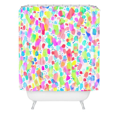 Rideau de douche simple abstrait Studebaker